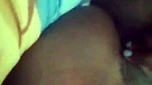 Ebony Squirts Gushers on Hospital Bed from Cucumber