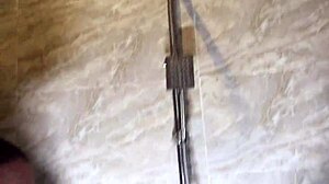 Bb w chubby rides big cock bathroom doggystyle creampie squirting