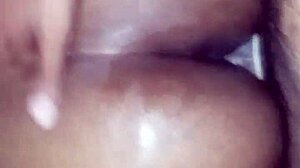 fucking my big booty ebony milf bent over