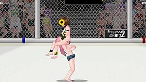 princess of the ring 2: lena battles vivian in fierce lesbian street wrestling