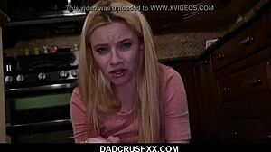 horny stepdad pounds tiny blonde teen riley star's tight pussy pov