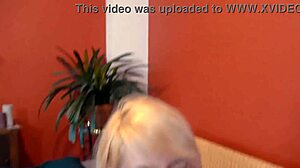 Super Naughty Blonde German Cougar MILF Takes Rough Doggystyle