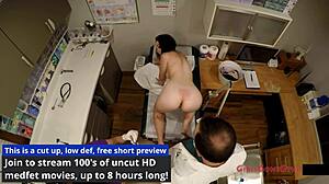lenna lux bill gapes in spy cam gyno exam by doctor