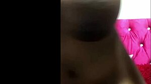 watch my curvy ebony babe's huge ass toy fucked outdoors