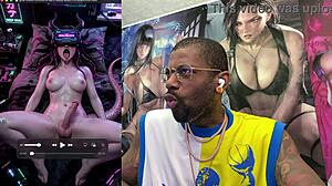 Nico Robin trans goth teen sucks cock before anal cum facial in VR