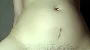 close-up homemade asian couple fucks to juicy creampie finish