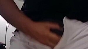 sensual guy masturbates piano closeup to massive orgasm