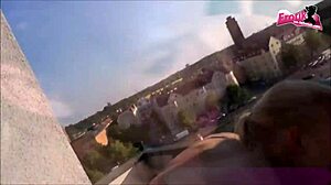 german blonde catsuit slut fucked hard in holiday threesome