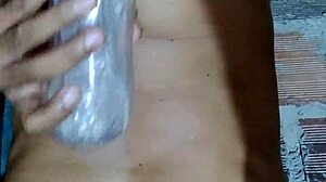 follando rico culito transparente con toys see-through young crossdresser!