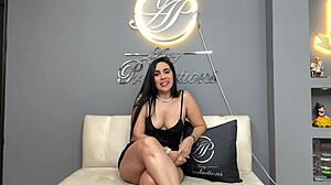 hot milf interview ends with cum-covered face from interviewer!