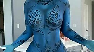 i'm so horny in this mystic xmen cosplay with my big ass and tits