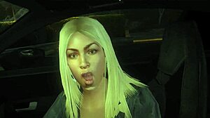 GTA 5 POV: Seductive hooker lady rides cock in first-person car sex game!