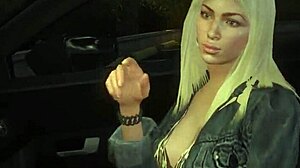 GTA 5 POV: Seductive hooker lady rides cock in first-person car sex game!