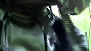 Bella's Shiny Latex Riding Ass Boots Fetish Outdoors