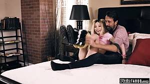 As teen I suck and fuck stepdad's big cock
