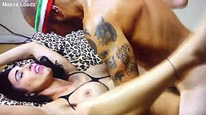 Sexy babe's big tits cumshot then more fucking