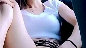 Let's Drive To Bisexual Lesbian Car Compilation Orgasms!