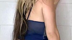 big natural saggy tits in my favorite see-through tube top