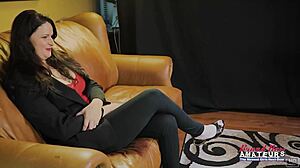 busty mature kylie shae rims sloppy then swallows every cum drop pov