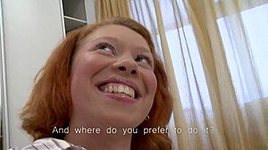 Picked Up Redhead Bedroom Wrecked Holes With Toys And Huge Cock!