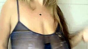big natural saggy tits in my favorite see-through tube top