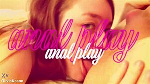Posh British 18yo blonde in lingerie gives sloppy deepthroat blowjob then gulps hot cum creampie
