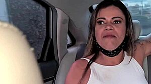 Bikini Milf Hooks Up in Brazilian Uber