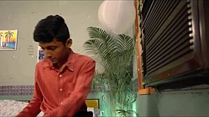 that beautiful indian wife moans loud fucking the young electrician boy missionary style