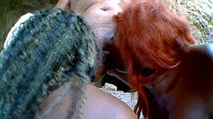 What If You Caught Two Oiled Lesbians Double Penetrating Huge Dildos?