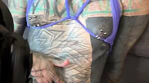 BTS Threesome: Tattooed Star DAP'd by Huge Black Cocks!