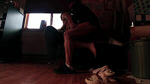 WIFE BEGS LOVER TO CREAMPIE HER ASS!