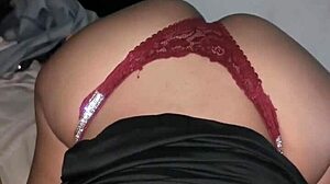 my gorgeous latina secretary milks my cock at her place