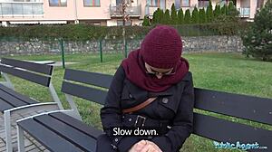 afghan public agent beauty pays big cock outdoor pov