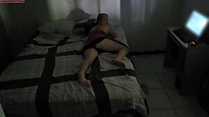 brazilian milf mommy shares bed rough sex bedroom