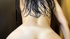 shower-fresh big ass coed tempts me with her dripping curves