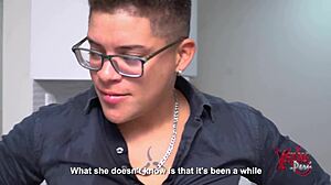 Big Tits Jefa Devours Mozo's Cock Begging for Cum