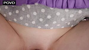 tess thompson rides cock in kitchen for creampie petite finish