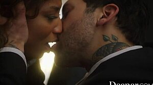 deeper september fights aaron then rides deep for rough ebony creampie