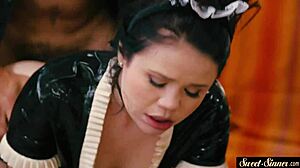 Boss Humiliates Teen Maid in Doggystyle Fuck