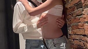 Met Hot Stranger in Night Club for Risky Public Fuck