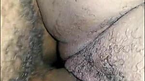 wanna see horny black couple's closeup vaginal pov fuck?
