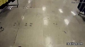 adorable czech nympho strips in mall then gets pounded hard in pov reality