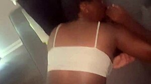 quickie pounding petite ebony nympho before momma gets home