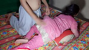uhh step bro fucks indian step sis hard while she watches porn... hindi moans