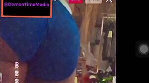 Instagram Ebony Twerks Big Ass Demon Time Webcam Show
