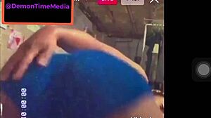 Instagram Ebony Twerks Big Ass Demon Time Webcam Show