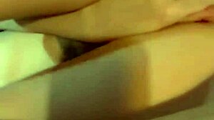 skinny blonde babe with small tits fingers her ass and pussy for boyfriend homemade