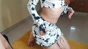 hey horny indian wife, your handjob massage finished stepson's family therapy right?