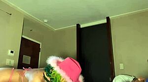 petite ebony takes bbc throat pussy stretch ends in huge creampie load