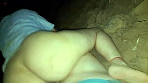 horny camper gets fucked hard outdoors on dirt from cowgirl to doggystyle